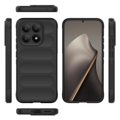 Magic Shield TPU + Flannel Phone Case, For Xiaomi 15T 5G Global, For Xiaomi Poco M7 Pro 5G, For Xiaomi 15 Pro 5G, For Xiaomi 15 5G, For Xiaomi 14T Pro 5G Global, For Xiaomi 14T 5G Global