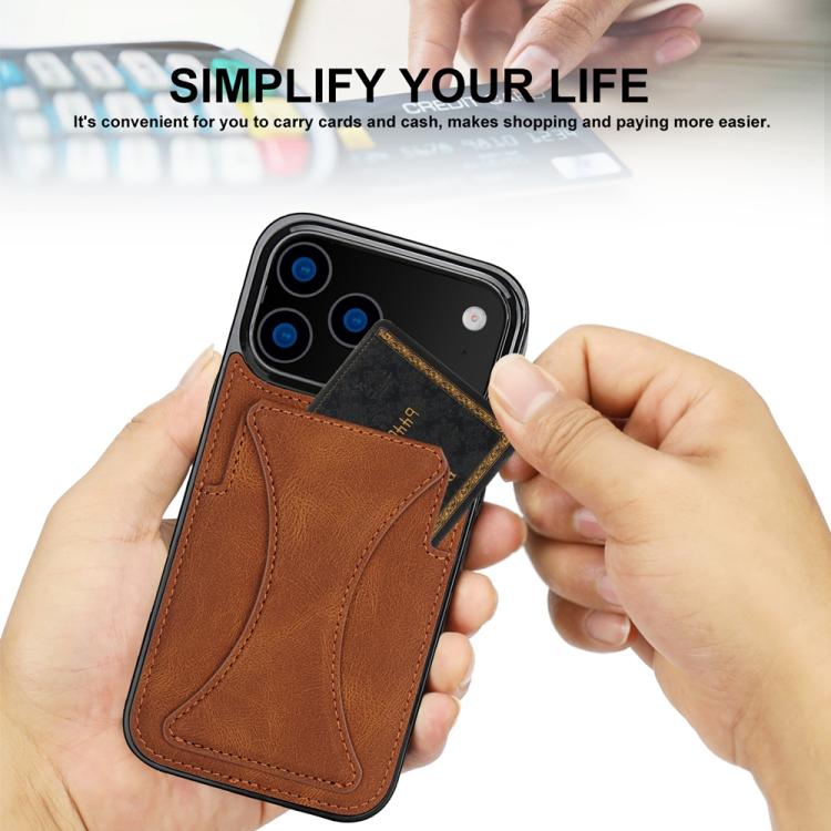 Ultra-thin Shockproof Phone Protective Case with Holder, For iPhone 18 Pro / 17 Pro, For iPhone 18 Pro Max / 17 Pro Max, For iPhone 17, For iPhone Air, For iPhone 16 Pro Max, For iPhone 16 Pro, For iPhone 16 Plus, For iPhone 16, For iPhone 15 Pro Max  ...