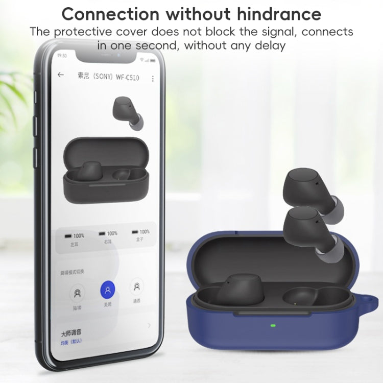 Bluetooth Earphone Silicone Protective Case, For Sony WF-C510