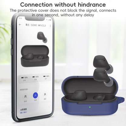 Bluetooth Earphone Silicone Protective Case, For Sony WF-C510