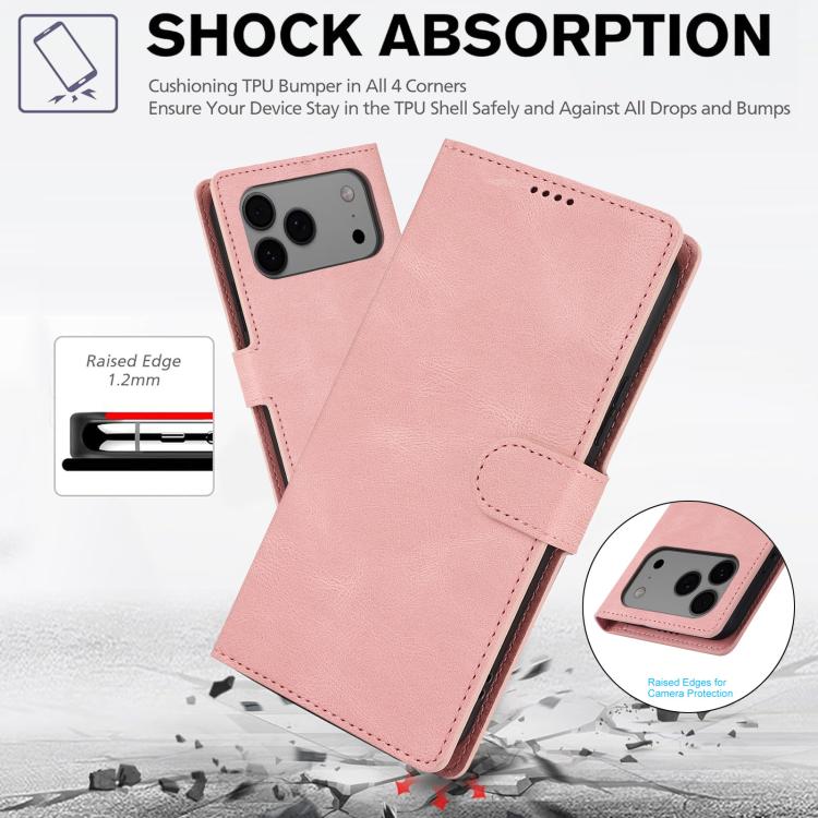 Fantasy Skin-feel Calfskin Texture Leather Phone Case