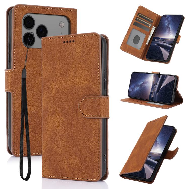 Fantasy Skin-feel Calfskin Texture Leather Phone Case, For iPhone 18 Pro / 17 Pro, For iPhone 18 Pro Max / 17 Pro Max, For iPhone 17, For iPhone 17 Air, For iPhone SE 2024, For iPhone 16 Pro Max, For iPhone 16 Pro, For iPhone 16 Plus, For iPhone 16    ...