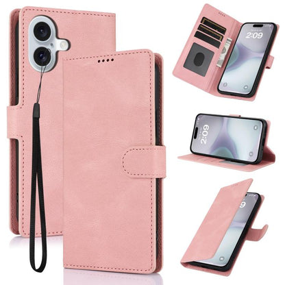 Fantasy Skin-feel Calfskin Texture Leather Phone Case, For iPhone 18 Pro / 17 Pro, For iPhone 18 Pro Max / 17 Pro Max, For iPhone 17, For iPhone 17 Air, For iPhone SE 2024, For iPhone 16 Pro Max, For iPhone 16 Pro, For iPhone 16 Plus, For iPhone 16    ...