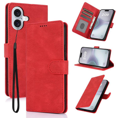 Fantasy Skin-feel Calfskin Texture Leather Phone Case, For iPhone 18 Pro / 17 Pro, For iPhone 18 Pro Max / 17 Pro Max, For iPhone 17, For iPhone 17 Air, For iPhone SE 2024, For iPhone 16 Pro Max, For iPhone 16 Pro, For iPhone 16 Plus, For iPhone 16    ...