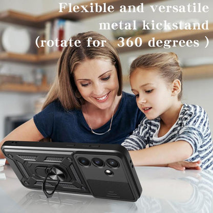 Sliding Camera Cover Design TPU+PC Phone Case, For Galaxy S26 FE / S25 FE 5G, For Samsung Galaxy S26+ 5G, For Samsung Galaxy S26 Ultra 5G, For Samsung Galaxy S26 5G, For Samsung Galaxy S25 Edge 5G, For Samsung Galaxy S25 5G, For Samsung Galaxy S25+ 5G ...