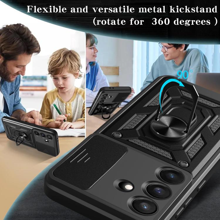 Sliding Camera Cover Design TPU+PC Phone Case, For Galaxy S26 FE / S25 FE 5G, For Samsung Galaxy S26+ 5G, For Samsung Galaxy S26 Ultra 5G, For Samsung Galaxy S26 5G, For Samsung Galaxy S25 Edge 5G, For Samsung Galaxy S25 5G, For Samsung Galaxy S25+ 5G ...