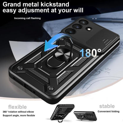 Sliding Camera Cover Design TPU+PC Phone Case, For Galaxy S26 FE / S25 FE 5G, For Samsung Galaxy S26+ 5G, For Samsung Galaxy S26 Ultra 5G, For Samsung Galaxy S26 5G, For Samsung Galaxy S25 Edge 5G, For Samsung Galaxy S25 5G, For Samsung Galaxy S25+ 5G ...