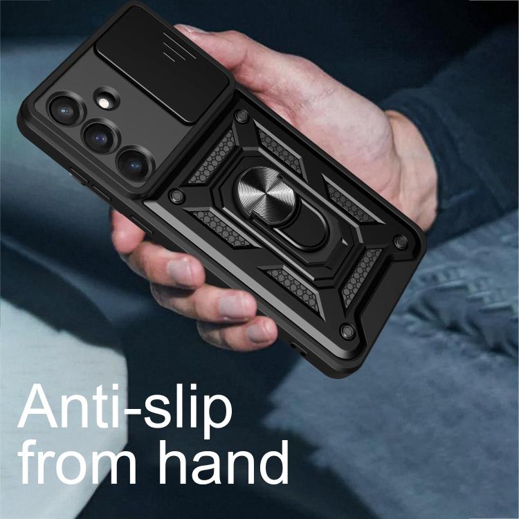 Sliding Camera Cover Design TPU+PC Phone Case, For Galaxy S26 FE / S25 FE 5G, For Samsung Galaxy S26+ 5G, For Samsung Galaxy S26 Ultra 5G, For Samsung Galaxy S26 5G, For Samsung Galaxy S25 Edge 5G, For Samsung Galaxy S25 5G, For Samsung Galaxy S25+ 5G ...