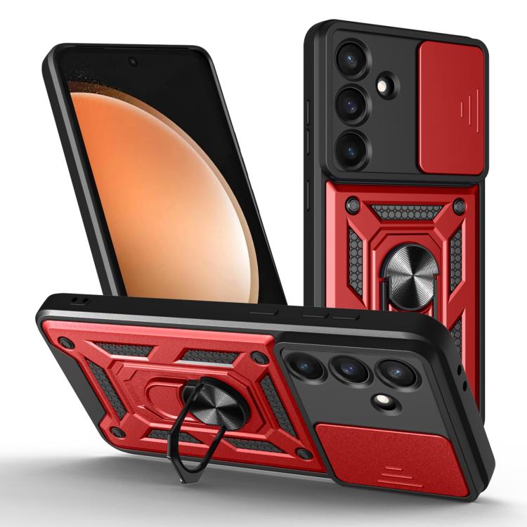 Sliding Camera Cover Design TPU+PC Phone Case, For Galaxy S26 FE / S25 FE 5G, For Samsung Galaxy S26+ 5G, For Samsung Galaxy S26 Ultra 5G, For Samsung Galaxy S26 5G, For Samsung Galaxy S25 Edge 5G, For Samsung Galaxy S25 5G, For Samsung Galaxy S25+ 5G ...