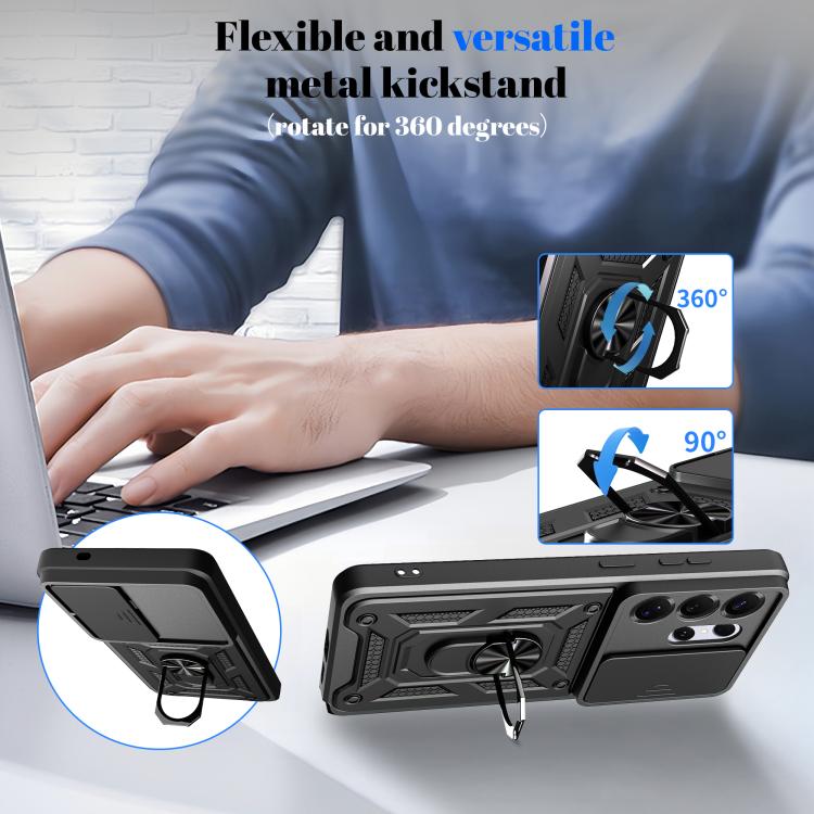 Sliding Camera Cover Design TPU+PC Phone Case, For Samsung Galaxy S26 Ultra 5G, For Samsung Galaxy S25 FE 5G, For Samsung Galaxy S25 Edge 5G, For Samsung Galaxy S25 5G, For Samsung Galaxy S25+ 5G, For Samsung Galaxy S25 Ultra 5G