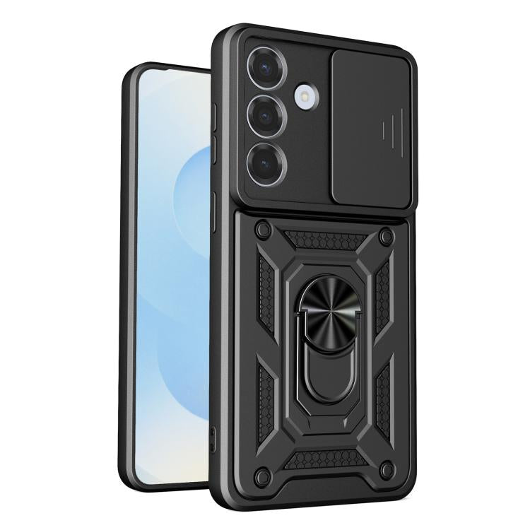 Sliding Camera Cover Design TPU+PC Phone Case, For Samsung Galaxy S26+ 5G, For Samsung Galaxy S26 Ultra 5G, For Samsung Galaxy S26 5G, For Samsung Galaxy S25 FE 5G, For Samsung Galaxy S25 Edge 5G, For Samsung Galaxy S25 5G, For Samsung Galaxy S25+ 5G  ...