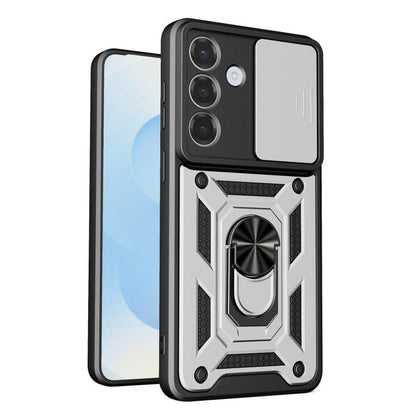 Sliding Camera Cover Design TPU+PC Phone Case, For Samsung Galaxy S26+ 5G, For Samsung Galaxy S26 Ultra 5G, For Samsung Galaxy S26 5G, For Samsung Galaxy S25 FE 5G, For Samsung Galaxy S25 Edge 5G, For Samsung Galaxy S25 5G, For Samsung Galaxy S25+ 5G  ...