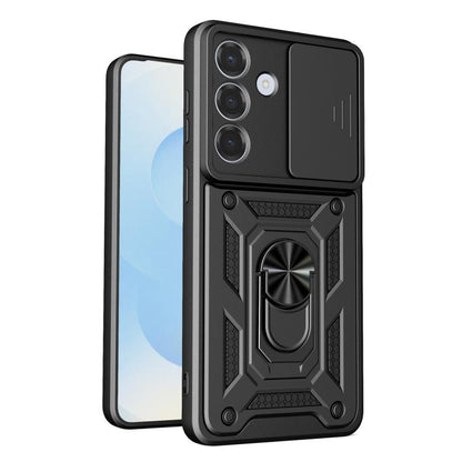 Sliding Camera Cover Design TPU+PC Phone Case, For Samsung Galaxy S26+ 5G, For Samsung Galaxy S26 Ultra 5G, For Samsung Galaxy S26 5G, For Samsung Galaxy S25 FE 5G, For Samsung Galaxy S25 Edge 5G, For Samsung Galaxy S25 5G, For Samsung Galaxy S25+ 5G  ...