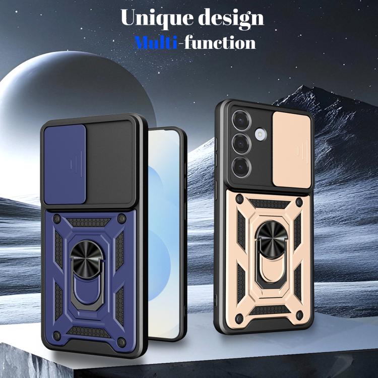 Sliding Camera Cover Design TPU+PC Phone Case, For Samsung Galaxy S26+ 5G, For Samsung Galaxy S26 Ultra 5G, For Samsung Galaxy S26 5G, For Samsung Galaxy S25 FE 5G, For Samsung Galaxy S25 Edge 5G, For Samsung Galaxy S25 5G, For Samsung Galaxy S25+ 5G  ...