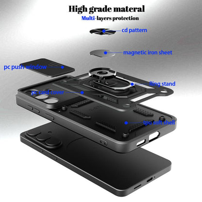 Sliding Camera Cover Design TPU+PC Phone Case, For Samsung Galaxy S26+ 5G, For Samsung Galaxy S26 Ultra 5G, For Samsung Galaxy S26 5G, For Samsung Galaxy S25 FE 5G, For Samsung Galaxy S25 Edge 5G, For Samsung Galaxy S25 5G, For Samsung Galaxy S25+ 5G  ...