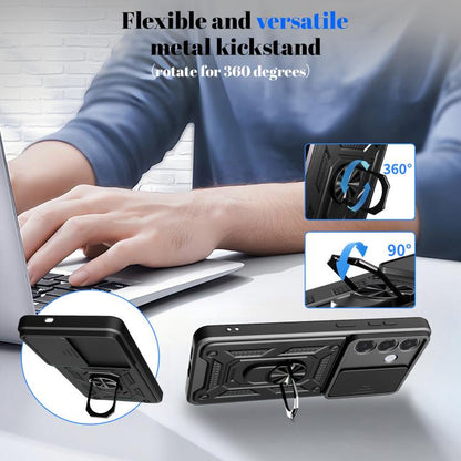 Sliding Camera Cover Design TPU+PC Phone Case, For Samsung Galaxy S26+ 5G, For Samsung Galaxy S26 Ultra 5G, For Samsung Galaxy S26 5G, For Samsung Galaxy S25 FE 5G, For Samsung Galaxy S25 Edge 5G, For Samsung Galaxy S25 5G, For Samsung Galaxy S25+ 5G  ...