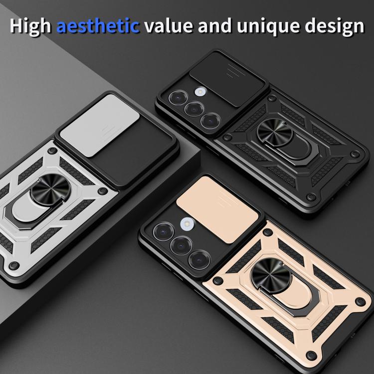 Sliding Camera Cover Design TPU+PC Phone Case, For Samsung Galaxy S26+ 5G, For Samsung Galaxy S26 Ultra 5G, For Samsung Galaxy S26 5G, For Samsung Galaxy S25 FE 5G, For Samsung Galaxy S25 Edge 5G, For Samsung Galaxy S25 5G, For Samsung Galaxy S25+ 5G  ...