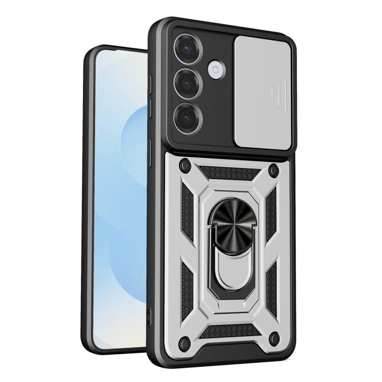 Sliding Camera Cover Design TPU+PC Phone Case, For Samsung Galaxy S26+ 5G, For Samsung Galaxy S26 Ultra 5G, For Samsung Galaxy S26 5G, For Samsung Galaxy S25 FE 5G, For Samsung Galaxy S25 Edge 5G, For Samsung Galaxy S25 5G, For Samsung Galaxy S25+ 5G  ...