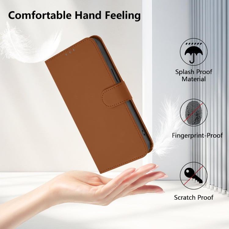 Skin Feel Solid Color Leather Phone Case with Lanyard, For Google Pixel 6, For Google Pixel 5a