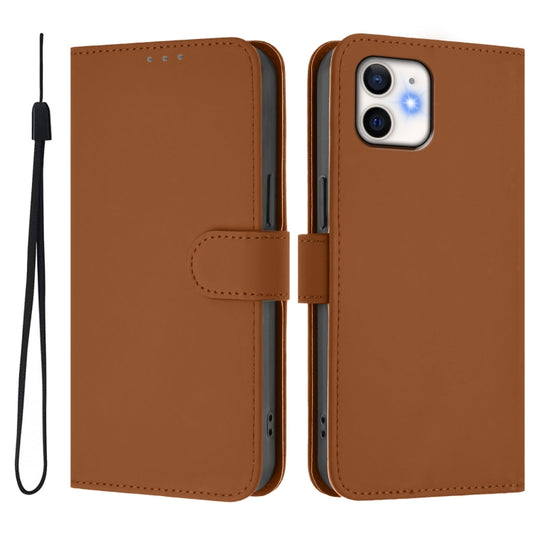 Skin Feel Solid Color Leather Phone Case with Lanyard, For iPhone 11, For iPhone 11 Pro, For iPhone XS / X, For iPhone XR, For iPhone XS Max