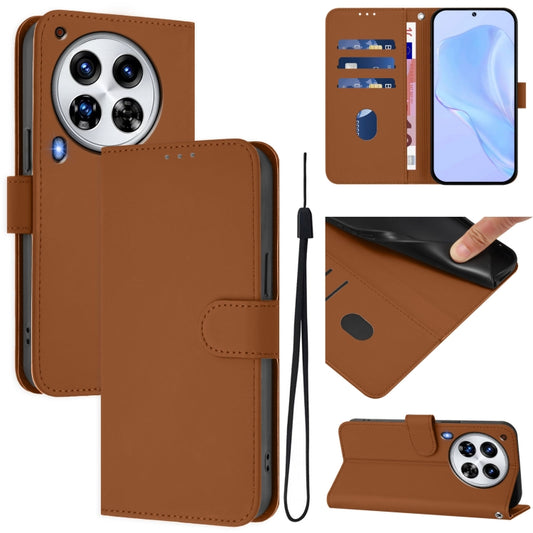 Skin Feel Solid Color Leather Phone Case with Lanyard, For Tecno Camon 30 Premier 5G, For Tecno Pova 6 Neo, For Tecno Pova 6 4G, For Tecno Pova 6 5G / 6 Pro 5G, For Tecno Camon 30 Pro 5G
