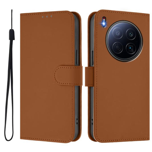 Skin Feel Solid Color Leather Phone Case with Lanyard, For Tecno Camon 40 Premier, For Tecno Camon 40 4G, For Tecno Camon 40 Pro 5G, For Tecno Spark 30 5G / Pova 6 Neo 5G, For Tecno Spark Go 1