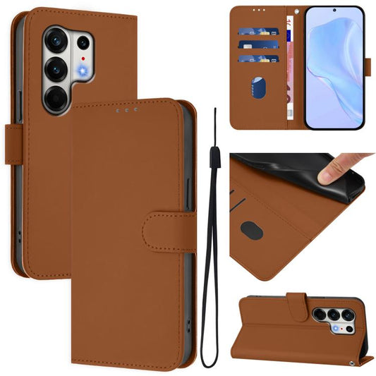 Skin Feel Solid Color Leather Phone Case with Lanyard, For Tecno Camon 50 Pro 4G, For Tecno Camon 50 4G / CN5, For Tecno Spark Slim 5G, For Tecno Pop 10, For Tecno Camon 40 Pro 4G