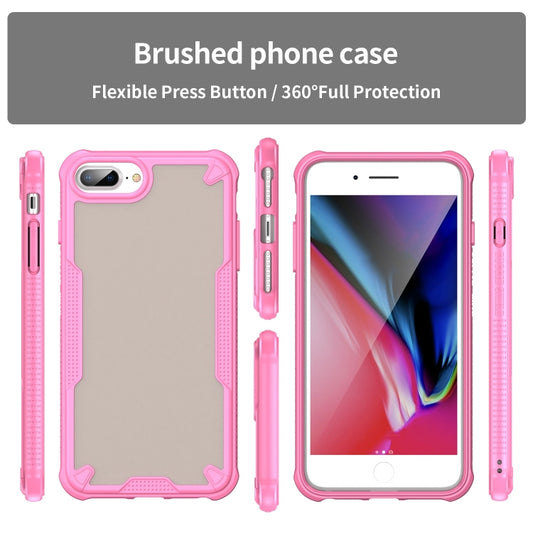 Armor Glaze PC Hybrid TPU Phone Case, For iPhone 7 Plus, For iPhone 7
