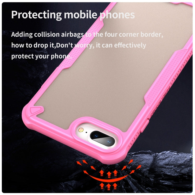 Armor Glaze PC Hybrid TPU Phone Case, For iPhone 7 Plus, For iPhone 7