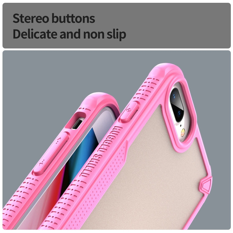 Armor Glaze PC Hybrid TPU Phone Case, For iPhone 7 Plus, For iPhone 7