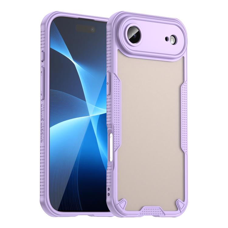 Armor Glaze PC Hybrid TPU Phone Case, For iPhone 17e / 16e, For iPhone 17 Pro Max, For iPhone 17 Pro, For iPhone 17, For iPhone Air, For iPhone 16 Pro Max, For iPhone 16 Pro, For iPhone 16 Plus, For iPhone 16, For iPhone 15 Pro Max, For iPhone 15 Pro  ...