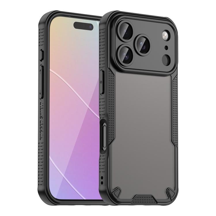 Armor Glaze PC Hybrid TPU Phone Case, For iPhone 17e / 16e, For iPhone 17 Pro Max, For iPhone 17 Pro, For iPhone 17, For iPhone Air, For iPhone 16 Pro Max, For iPhone 16 Pro, For iPhone 16 Plus, For iPhone 16, For iPhone 15 Pro Max, For iPhone 15 Pro  ...