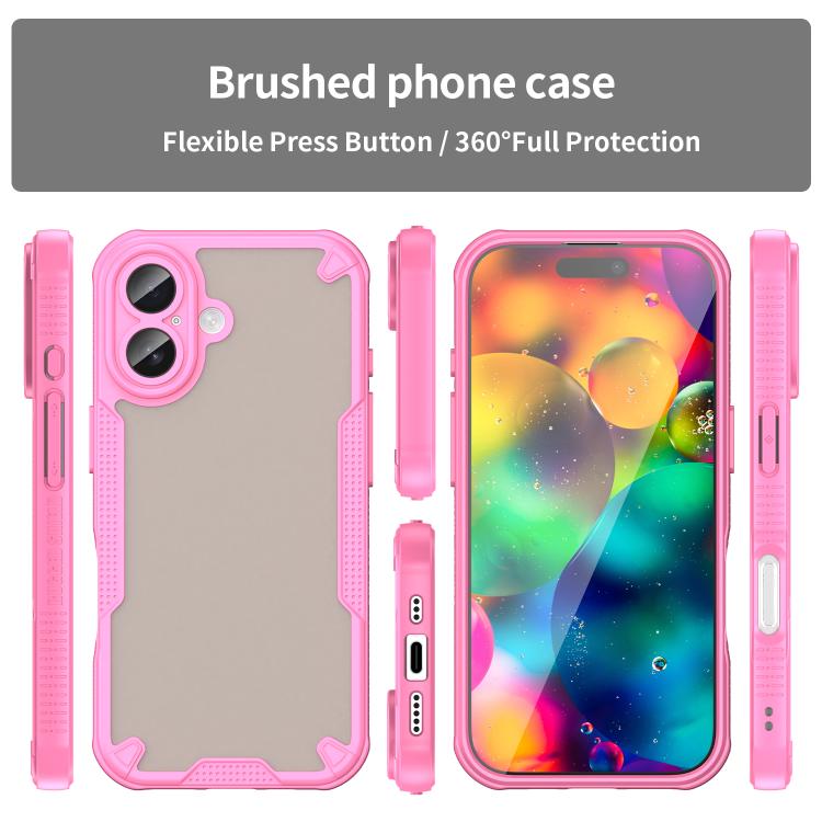 Armor Glaze PC Hybrid TPU Phone Case, For iPhone 18, For iPhone 18 Pro, For iPhone 18 Pro Max, For iPhone 17e / 16e, For iPhone 17 Pro Max, For iPhone 17 Pro, For iPhone 17, For iPhone Air, For iPhone 16 Pro Max, For iPhone 16 Pro, For iPhone 16 Plus  ...