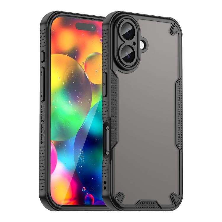 Armor Glaze PC Hybrid TPU Phone Case, For iPhone 18, For iPhone 18 Pro, For iPhone 18 Pro Max, For iPhone 17e / 16e, For iPhone 17 Pro Max, For iPhone 17 Pro, For iPhone 17, For iPhone Air, For iPhone 16 Pro Max, For iPhone 16 Pro, For iPhone 16 Plus  ...