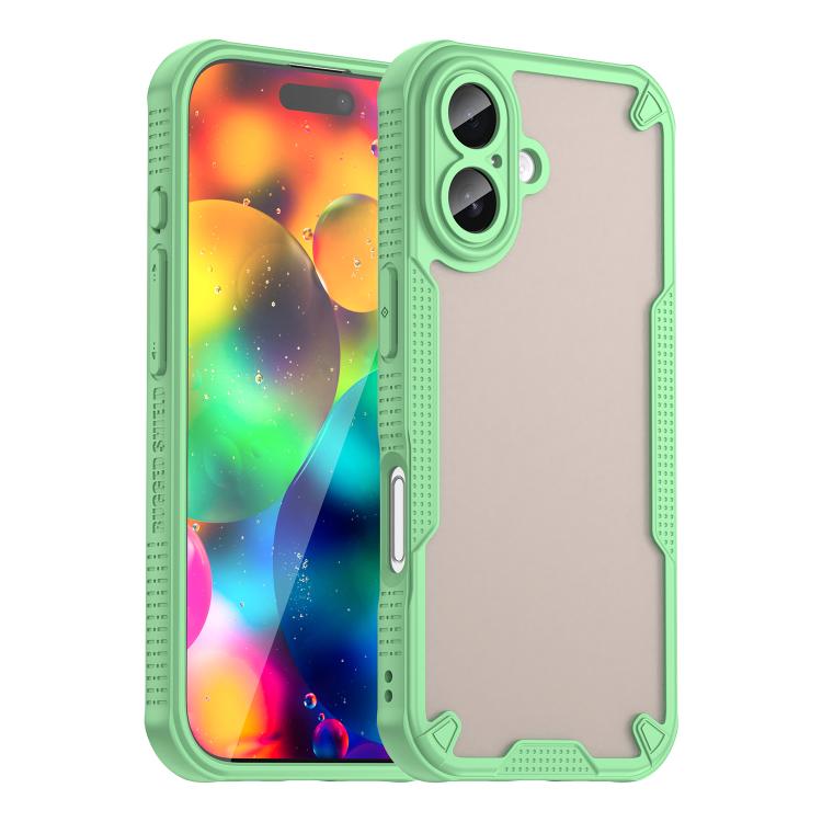 Armor Glaze PC Hybrid TPU Phone Case, For iPhone 18, For iPhone 18 Pro, For iPhone 18 Pro Max, For iPhone 17e / 16e, For iPhone 17 Pro Max, For iPhone 17 Pro, For iPhone 17, For iPhone Air, For iPhone 16 Pro Max, For iPhone 16 Pro, For iPhone 16 Plus  ...