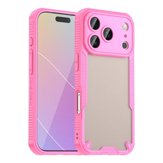 Armor Glaze PC Hybrid TPU Phone Case, For iPhone 18 Pro, For iPhone 18 Pro Max, For iPhone 17e / 16e, For iPhone 17 Pro Max, For iPhone 17 Pro, For iPhone 17, For iPhone Air, For iPhone 16 Pro Max, For iPhone 16 Pro, For iPhone 16 Plus, For iPhone 16