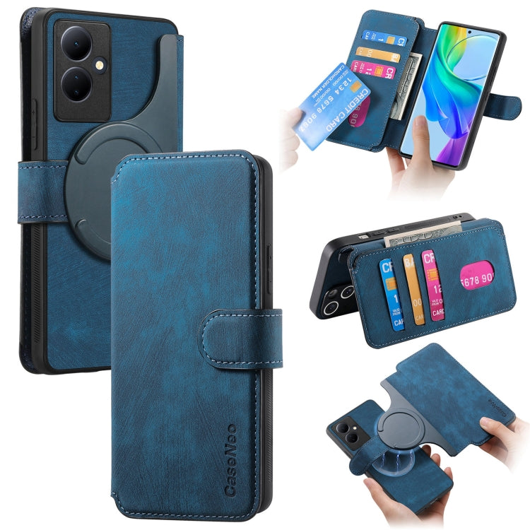 CaseNeo MagSafe RFID Anti-theft Retro Leather Phone Case, For vivo Y35+, For vivo V29 Lite, For vivo Y21s / Y32 / Y21T / Y3T