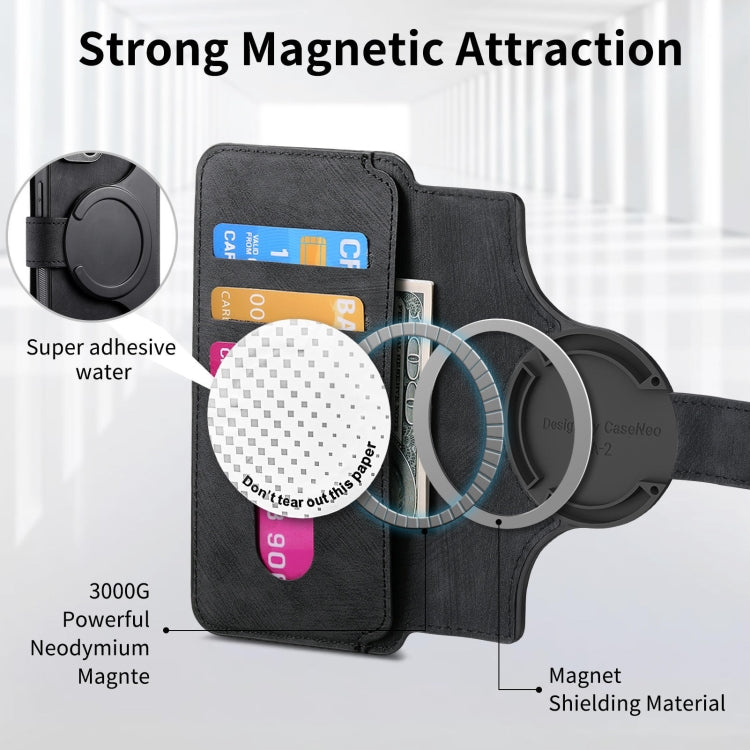 CaseNeo MagSafe RFID Anti-theft Retro Leather Phone Case, For vivo Y21s / Y32 / Y21T / Y3T