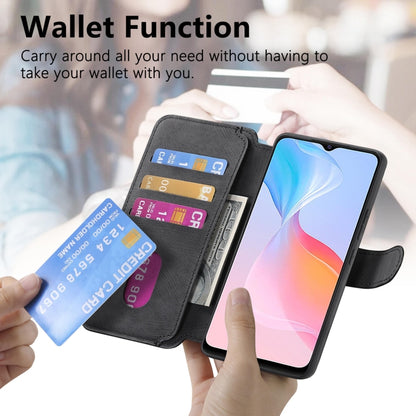 CaseNeo MagSafe RFID Anti-theft Retro Leather Phone Case, For vivo Y21s / Y32 / Y21T / Y3T