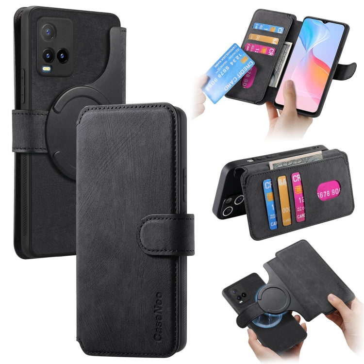 CaseNeo MagSafe RFID Anti-theft Retro Leather Phone Case, For vivo Y35+, For vivo V29 Lite, For vivo Y21s / Y32 / Y21T / Y3T