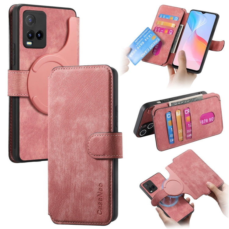 CaseNeo MagSafe RFID Anti-theft Retro Leather Phone Case, For vivo Y35+, For vivo V29 Lite, For vivo Y21s / Y32 / Y21T / Y3T