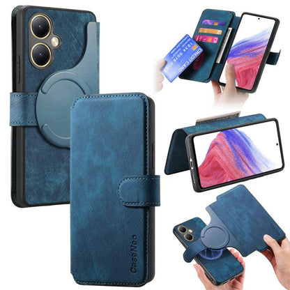 CaseNeo MagSafe RFID Anti-theft Retro Leather Phone Case, For vivo Y35+, For vivo V29 Lite, For vivo Y21s / Y32 / Y21T / Y3T