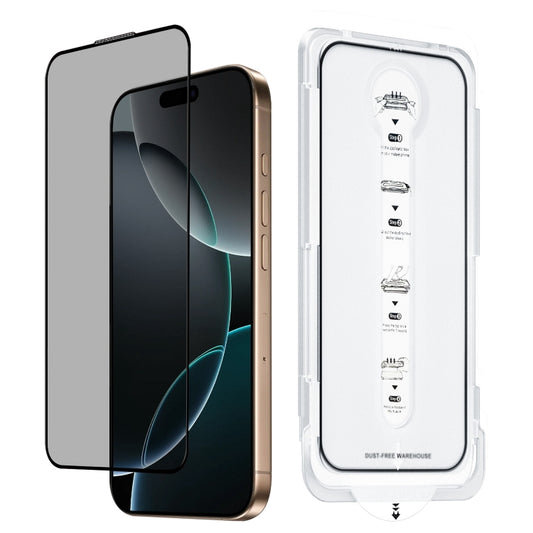 Dust-Free Easy Install Privacy Tempered Glass Film, For iPhone 16 Pro Max, For iPhone 16 Pro, For iPhone 16 Plus, For iPhone 16, For iPhone 15 Pro Max, For iPhone 15 Pro, For iPhone 15 Plus, For iPhone 15, For iPhone 14 Plus, For iPhone 14             ...