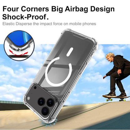 IMAK Space Shield PC + TPU Airbag Shockproof MagSafe Phone Case, For iPhone 17 Pro Max, For iPhone 17 Pro, For iPhone Air, For iPhone 16 Pro, For iPhone 16