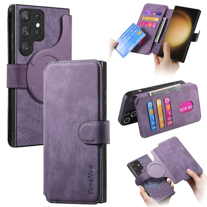 CaseNeo MagSafe RFID Anti-theft Retro Leather Phone Case, For Galaxy S26 FE 5G, For Galaxy S26+ 5G, For Galaxy S26 Ultra 5G, For Galaxy S26 5G, For Galaxy S25 FE 5G, For Galaxy S25 Edge 5G, For Galaxy S25 5G, For Galaxy S25+ 5G, For Galaxy S25 Ultra 5G...