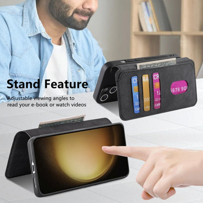 CaseNeo MagSafe RFID Anti-theft Retro Leather Phone Case, For Galaxy S23 5G, For Galaxy S20 FE, For Galaxy S22 Ultra 5G, For Galaxy S22+ 5G, For Galaxy S22 5G, For Galaxy S21 FE 5G, For Galaxy S21 5G, For Galaxy S21+ 5G