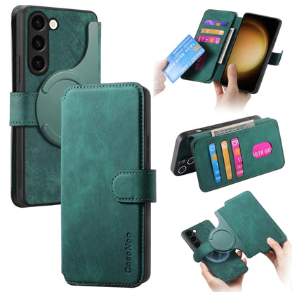 CaseNeo MagSafe RFID Anti-theft Retro Leather Phone Case, For Galaxy S23 5G, For Galaxy S20 FE, For Galaxy S22 Ultra 5G, For Galaxy S22+ 5G, For Galaxy S22 5G, For Galaxy S21 FE 5G, For Galaxy S21 5G, For Galaxy S21+ 5G