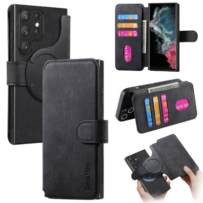 CaseNeo MagSafe RFID Anti-theft Retro Leather Phone Case, For Samsung Galaxy S25 FE 5G, For Samsung Galaxy S25 Edge 5G, For Samsung Galaxy S25 5G, For Samsung Galaxy S25+ 5G, For Samsung Galaxy S25 Ultra 5G, For Samsung Galaxy S24 FE 5G                ...