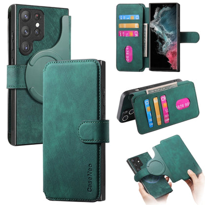 CaseNeo MagSafe RFID Anti-theft Retro Leather Phone Case, For Galaxy S23 5G, For Galaxy S20 FE, For Galaxy S22 Ultra 5G, For Galaxy S22+ 5G, For Galaxy S22 5G, For Galaxy S21 FE 5G, For Galaxy S21 5G, For Galaxy S21+ 5G