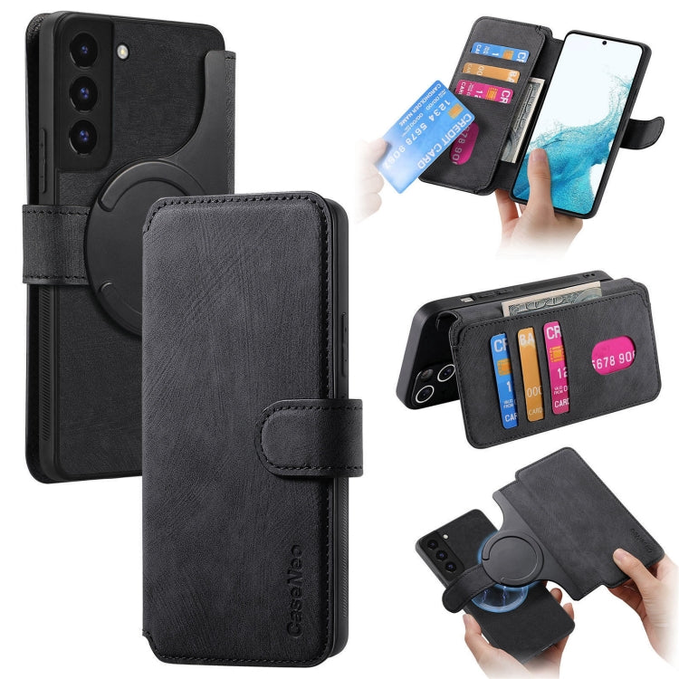 CaseNeo MagSafe RFID Anti-theft Retro Leather Phone Case, For Galaxy S20 FE, For Galaxy S22 Ultra 5G, For Galaxy S22+ 5G, For Galaxy S22 5G, For Galaxy S21 FE 5G, For Galaxy S21 5G, For Galaxy S21+ 5G